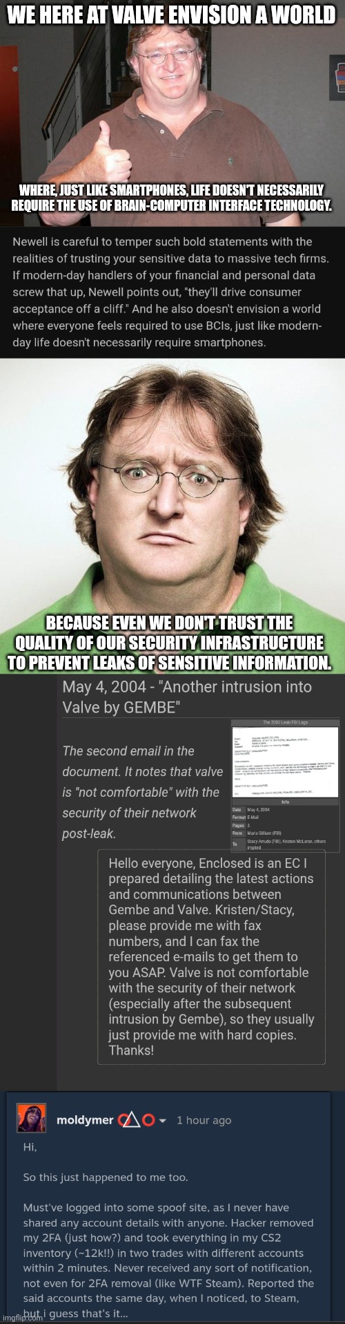 Image tagged in gabe newell