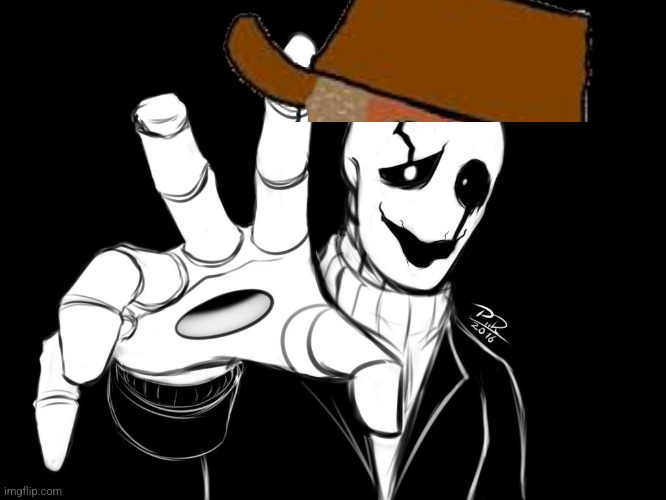 Gaster | image tagged in gaster | made w/ Imgflip meme maker
