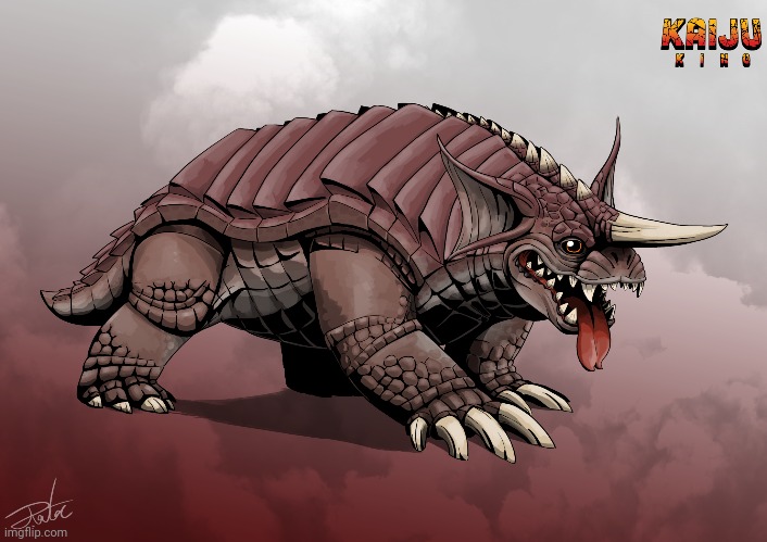 Kaiju King: Baragon (Art by Gugenheim98) | made w/ Imgflip meme maker