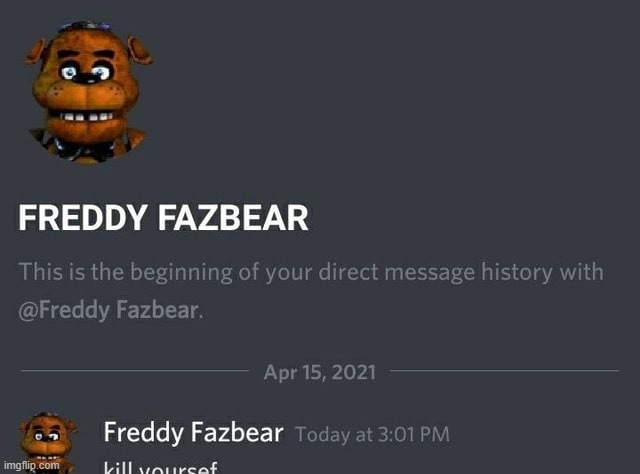 Freddy Fazbear Blank Meme Template