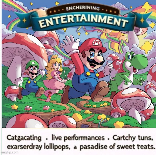 The mario mushroom expereance | image tagged in parody | made w/ Imgflip meme maker