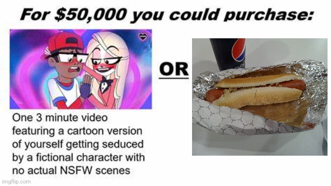 "For $50,000 you could purchase:" | image tagged in for 50 000 you could purchase | made w/ Imgflip meme maker