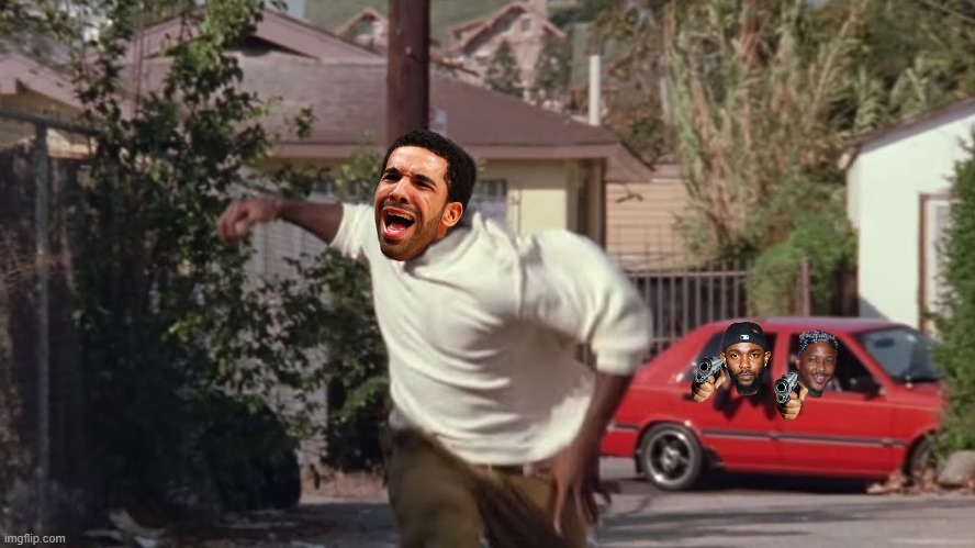 Pop out | image tagged in not like us,kendrick lamar,drake,boyz n the hood,ricky,red | made w/ Imgflip meme maker