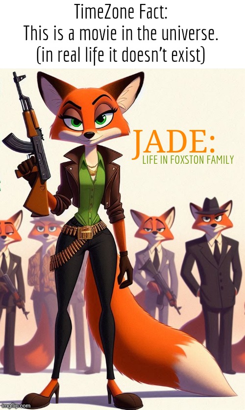 In timezone there's a movie theater. And you can actually watch in universe movies. | TimeZone Fact:
This is a movie in the universe.
(in real life it doesn't exist); JADE:; LIFE IN FOXSTON FAMILY | image tagged in timezone,game,movie,idea,cartoon,facts | made w/ Imgflip meme maker