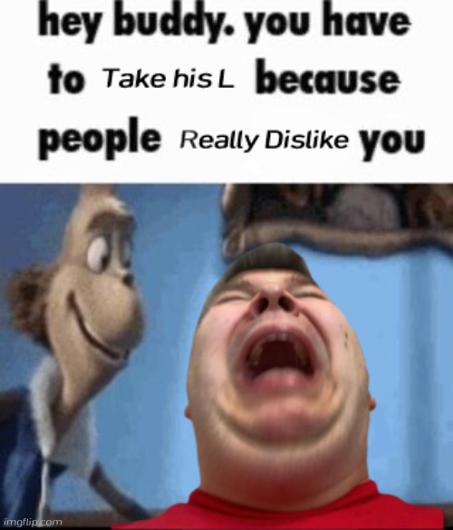 Take his L | image tagged in take his l | made w/ Imgflip meme maker