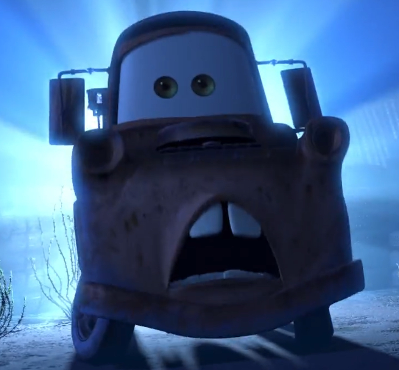 Mater Shocked II (or Mater Shocked 2) Blank Meme Template