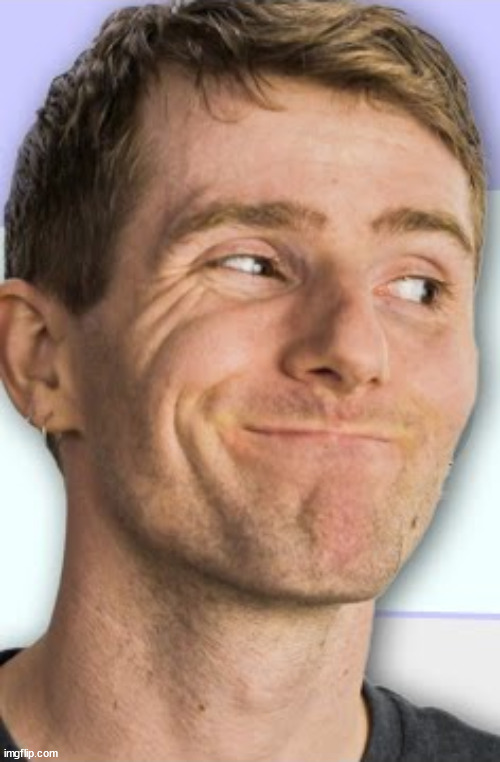 uhmmm... hi? | image tagged in linus smug | made w/ Imgflip meme maker