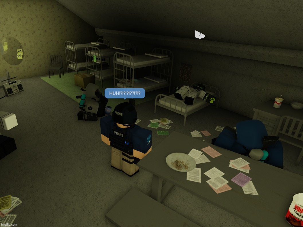 i respawned to find a CIS snoozing in UNGRO spawn | made w/ Imgflip meme maker