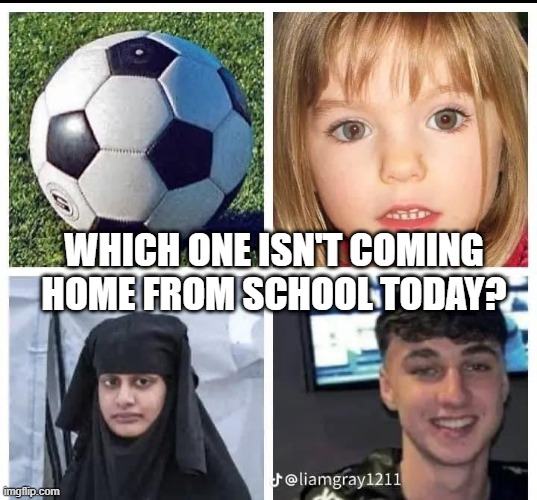 Victims | WHICH ONE ISN'T COMING HOME FROM SCHOOL TODAY? | image tagged in dark humor | made w/ Imgflip meme maker