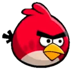 Red Bird Looking Blank Meme Template