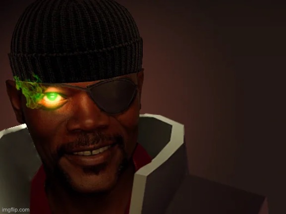 Samuel L Jackson: Tavish "Demoman" Degroot, The TF2 Movie, 2024 | made w/ Imgflip meme maker