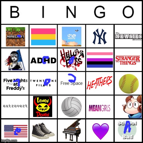 Gay bingo | image tagged in gay bingo | made w/ Imgflip meme maker