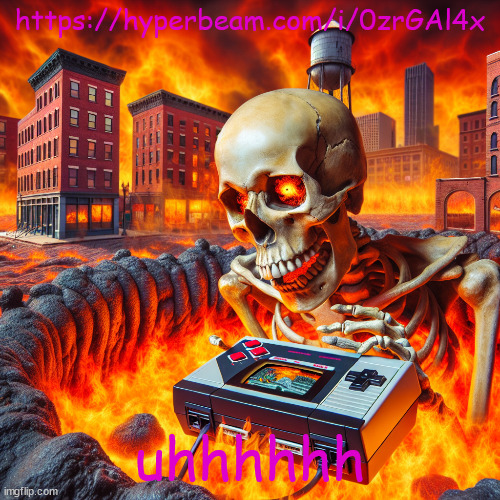 https://hyperbeam.com/i/0zrGAl4x | https://hyperbeam.com/i/0zrGAl4x; uhhhhhh | image tagged in skull playing the nintendo 64 in michigan | made w/ Imgflip meme maker