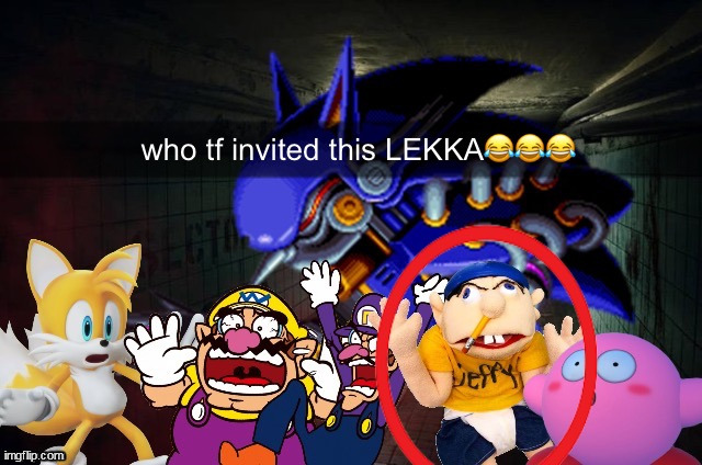 SHITTY ASS TEMPLATE | image tagged in who tf invited this lekka | made w/ Imgflip meme maker