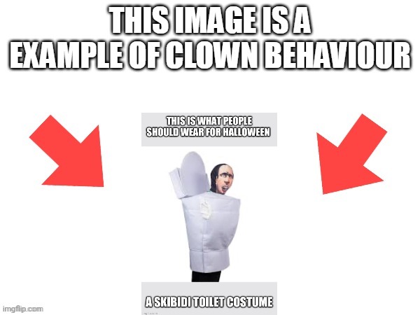 This image is a example of clown behaviour | image tagged in this image is a example of clown behaviour | made w/ Imgflip meme maker