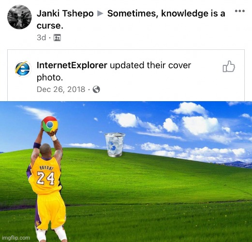 randomly found this | image tagged in kobe bryant chrome | made w/ Imgflip meme maker