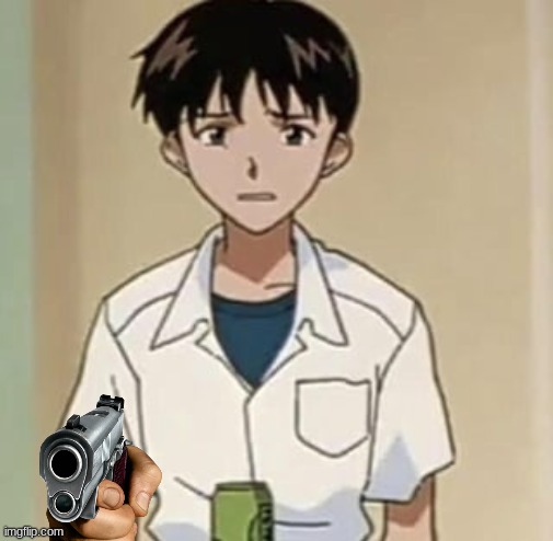 Shinji reaction image I made | image tagged in disgusted shinji,shinji ikari,neon genesis evangelion,evangelion | made w/ Imgflip meme maker