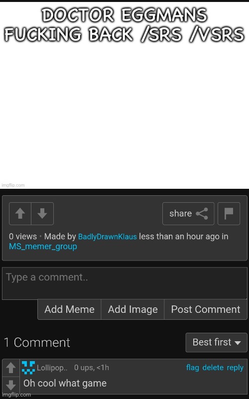 made w/ Imgflip meme maker