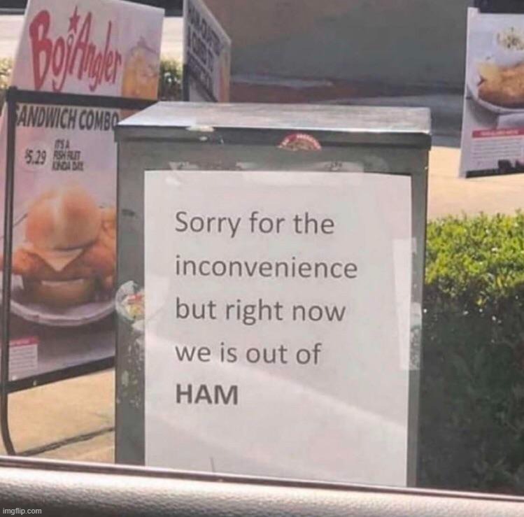 HAM | made w/ Imgflip meme maker