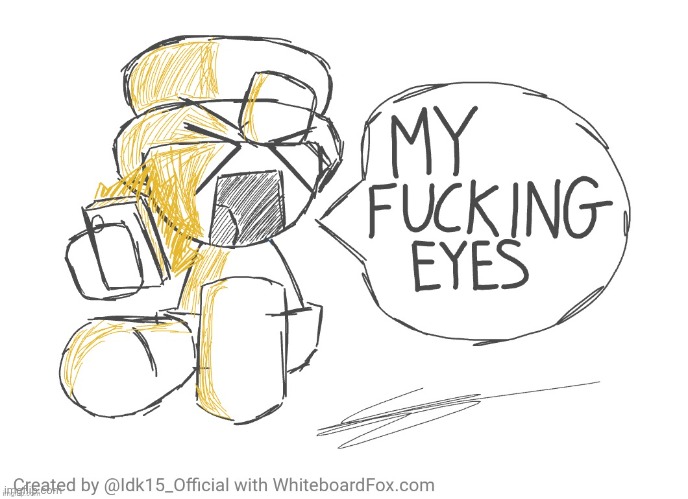 Seeing Rhenium's recent posts 3: | image tagged in gambai my fucking eyes | made w/ Imgflip meme maker