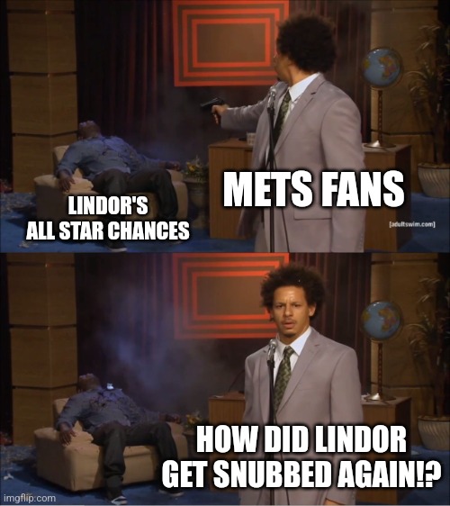 Who Killed Hannibal Meme | METS FANS; LINDOR'S ALL STAR CHANCES; HOW DID LINDOR GET SNUBBED AGAIN!? | image tagged in memes,who killed hannibal | made w/ Imgflip meme maker