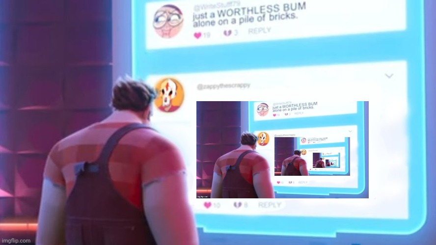 Wreck-It Ralph comment template | image tagged in wreck-it ralph comment template | made w/ Imgflip meme maker
