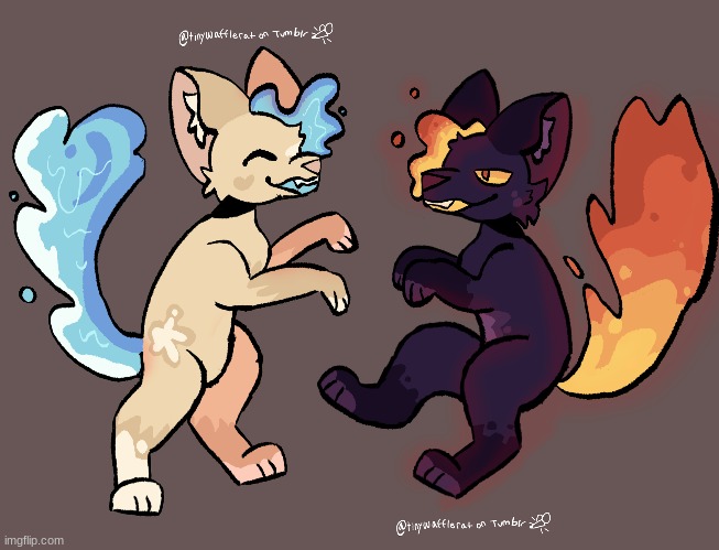 artfight is sooo fun | image tagged in artfight,attack,anthro,cats | made w/ Imgflip meme maker