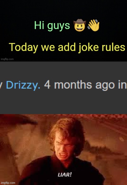 it never happened | image tagged in anakin liar | made w/ Imgflip meme maker