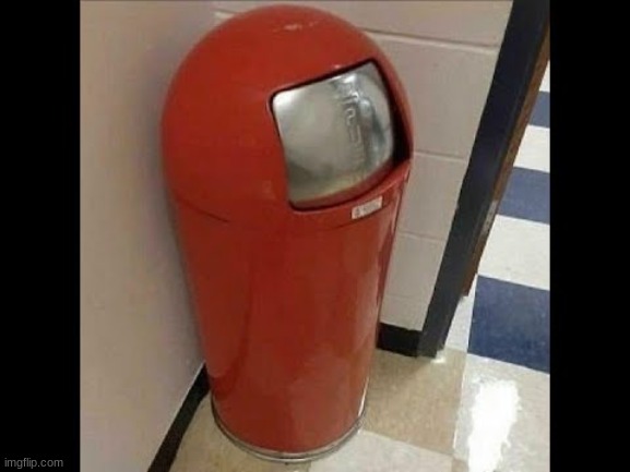 Among Us trashcan | image tagged in among us trashcan | made w/ Imgflip meme maker