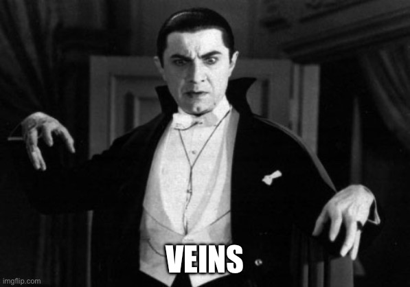 Dracula | VEINS | image tagged in dracula | made w/ Imgflip meme maker