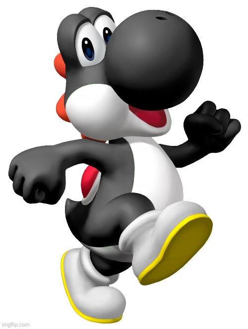 Black Yoshi | image tagged in black yoshi | made w/ Imgflip meme maker