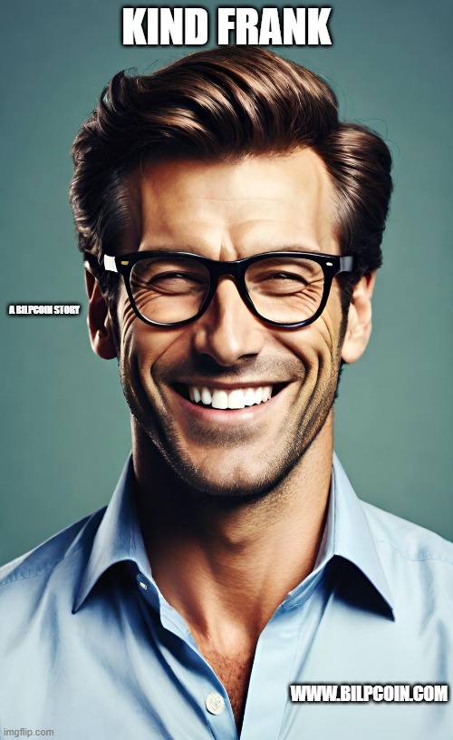 KIND FRANK; A BILPCOIN STORY; WWW.BILPCOIN.COM | made w/ Imgflip meme maker