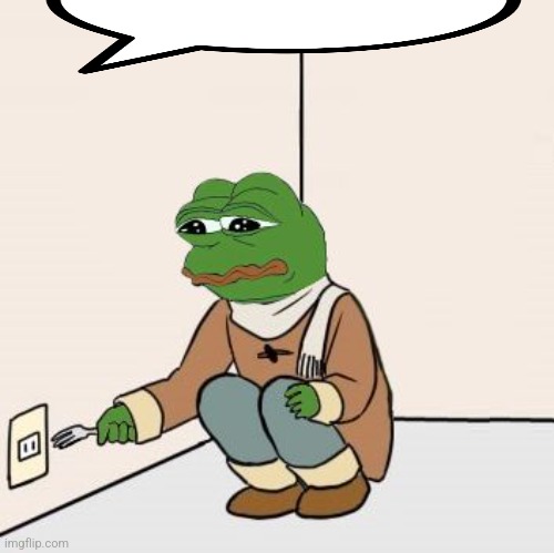 Pepe the frog Fork | image tagged in pepe the frog fork | made w/ Imgflip meme maker