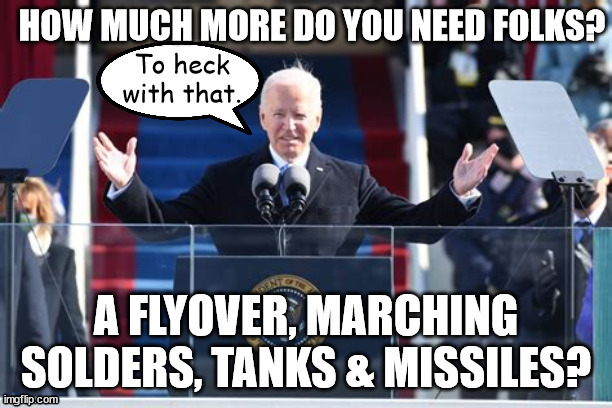 The Proficient President | image tagged in military parades r 4 dictators,maga military maddess,let's go joe,biden 2024,trump 4 prison,have a ice cream and chill | made w/ Imgflip meme maker