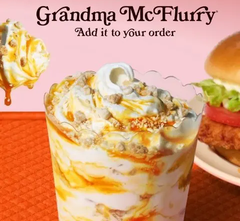 Grandma McFlurry Blank Meme Template