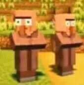 High Quality minecraft villagers Blank Meme Template