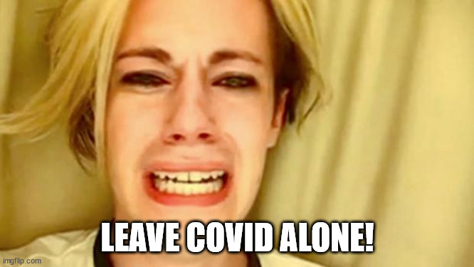 Leave Brittany Alone | LEAVE COVID ALONE! | image tagged in leave brittany alone | made w/ Imgflip meme maker