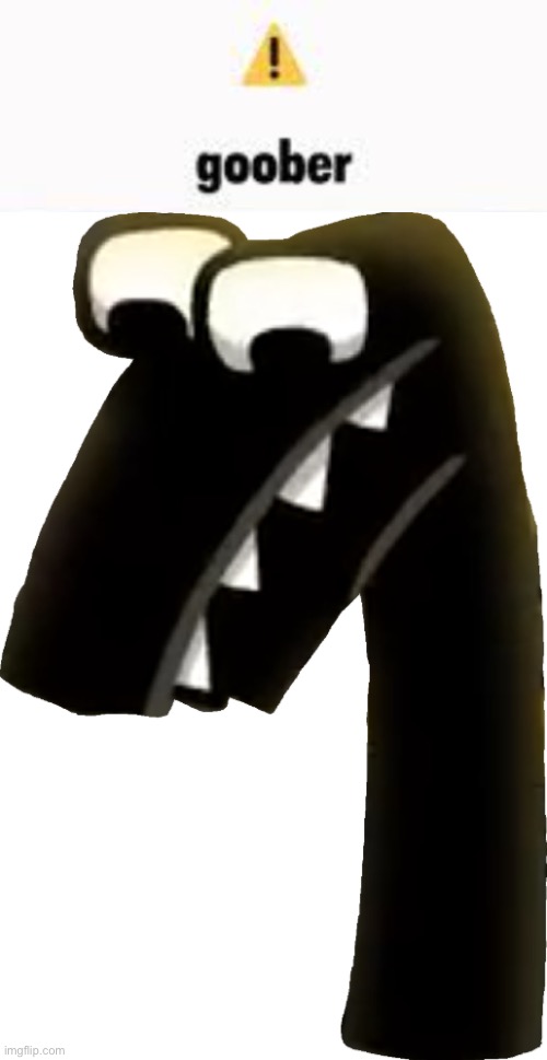 image tagged in warning goober | made w/ Imgflip meme maker