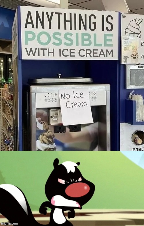 Don't lie to me! | image tagged in funny,ice cream | made w/ Imgflip meme maker