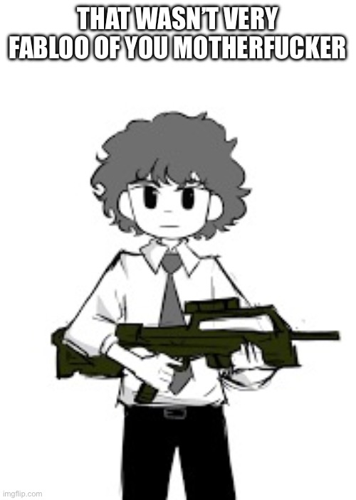 Ross Federmen with a gun Blank Meme Template