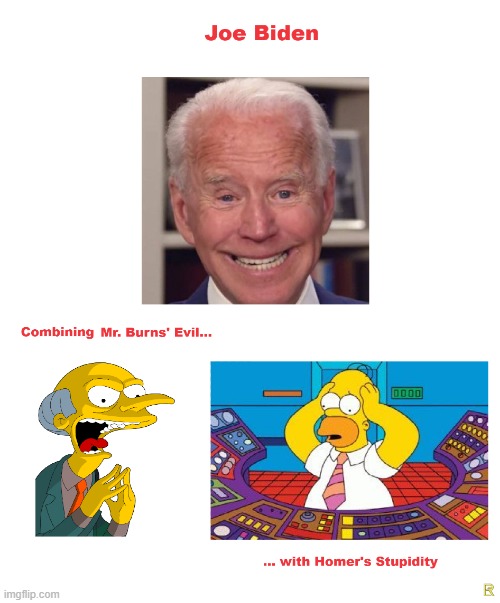 Joe Biden - Hybrid of the Century | image tagged in creepy joe biden | made w/ Imgflip meme maker