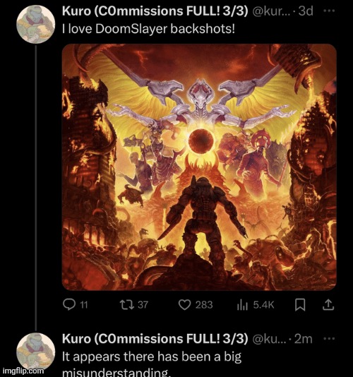 slayer | image tagged in doom,backshots | made w/ Imgflip meme maker