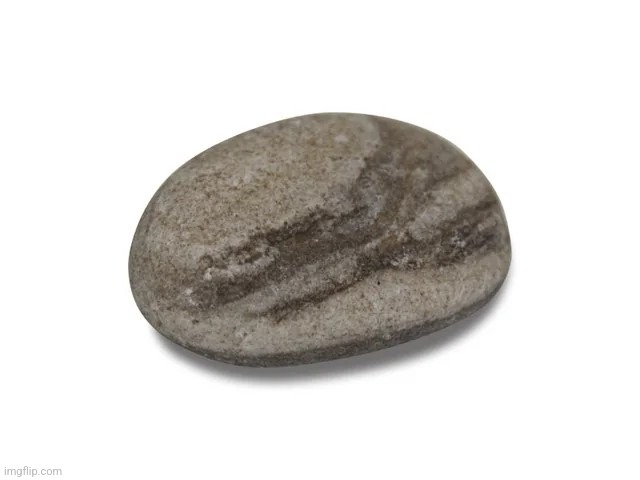 A pebble | image tagged in a pebble | made w/ Imgflip meme maker