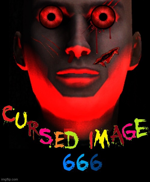 My Face When I see a Truly Cursed Image | image tagged in vince vance,cursed image,face,memes,666,cartoon | made w/ Imgflip meme maker