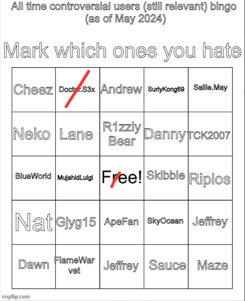 (this is legally a joke) | image tagged in controversial users bingo 2024 may by neko | made w/ Imgflip meme maker