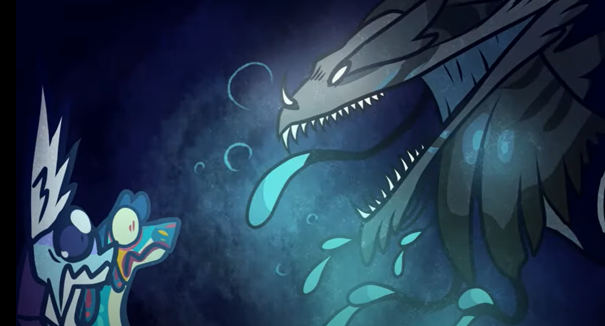 Umbraxi spooks its prey Blank Meme Template