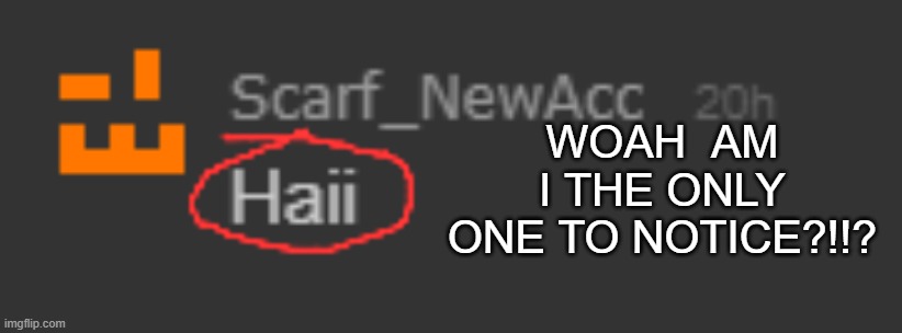 SAID SOMETHING OTHER THAN OK!?! | WOAH  AM I THE ONLY ONE TO NOTICE?!!? | made w/ Imgflip meme maker