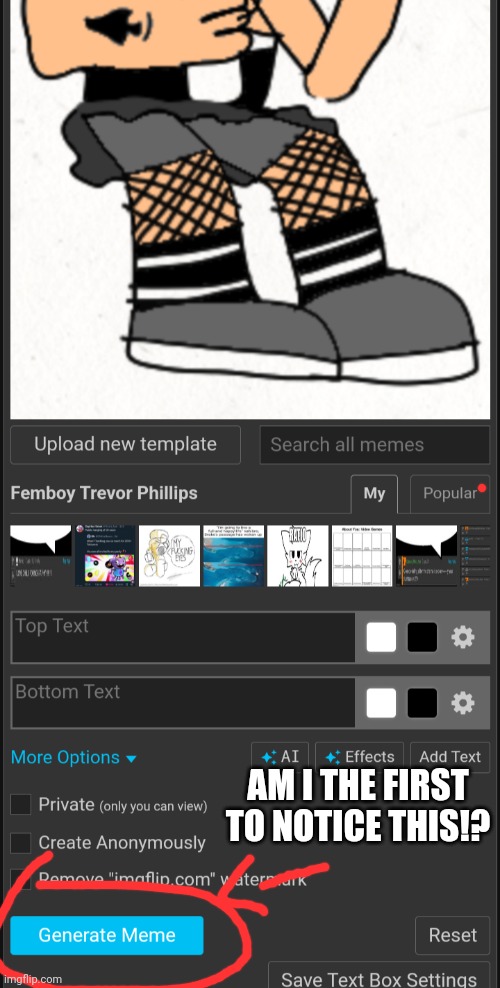 AM I THE FIRST TO NOTICE THIS!? | made w/ Imgflip meme maker