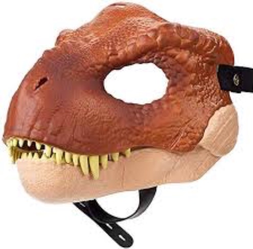 High Quality Orange orche dino mask Blank Meme Template