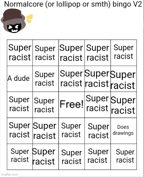 Normalcore Bingo V2 | image tagged in normalcore bingo v2 | made w/ Imgflip meme maker